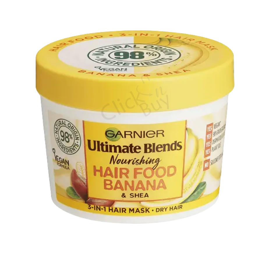 Garnier Ultimate Blends Hair Food Papaya 3-in-1 Damaged Hair Mask Treatment  390ml