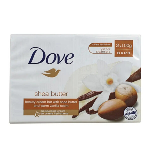dove shea butter soap 2x100 bars - clickandbuy.lk