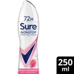 Sure Women Bright Antiperspirant Deodorant Nonstop 250ml